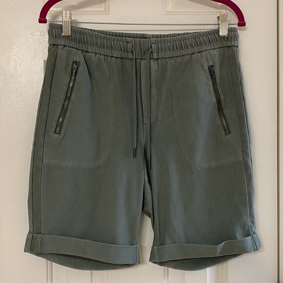 ATHLETA • Cypress Green Farallon Bermuda Athletic Stretchy Shorts - Picture 5 of 5